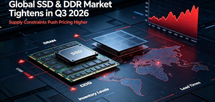 Global SSD & DDR Prices Surge in Q3 2026 Amid AI-Driven Tight Supply; GUDGA Maintains Stable Supply for Global B2B Partners