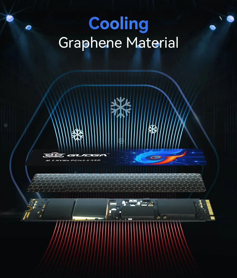 M.2 2280 NVMe PCIE3.0X4 Hard Disk Drive Internal SSD