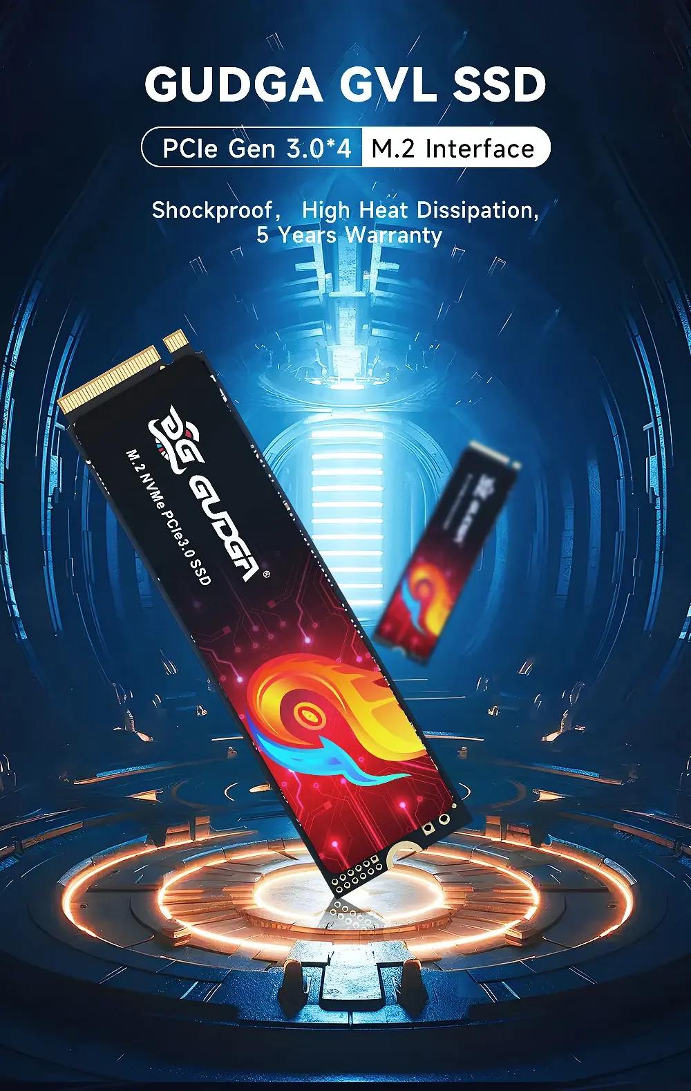 PCIE Gen3.0 NVMe M.2 SSD M+b Key