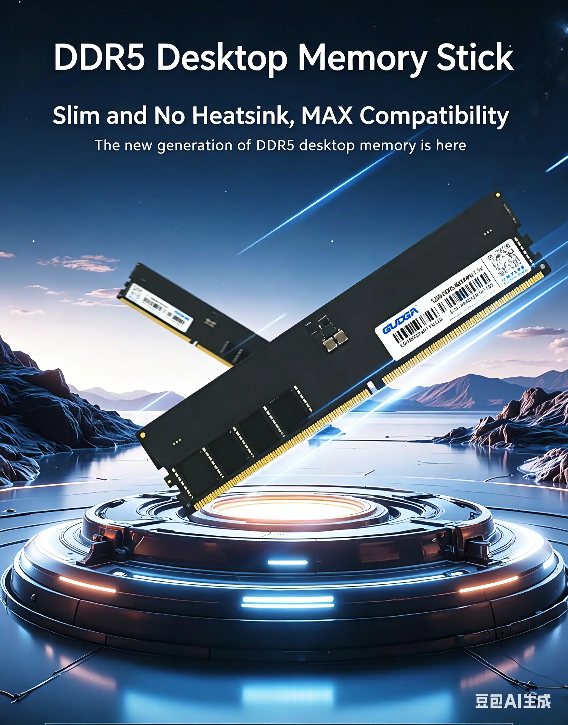 DDR5 UDIMM RAM 5600MHz 6000MHz Upgrade Memory for Desktop