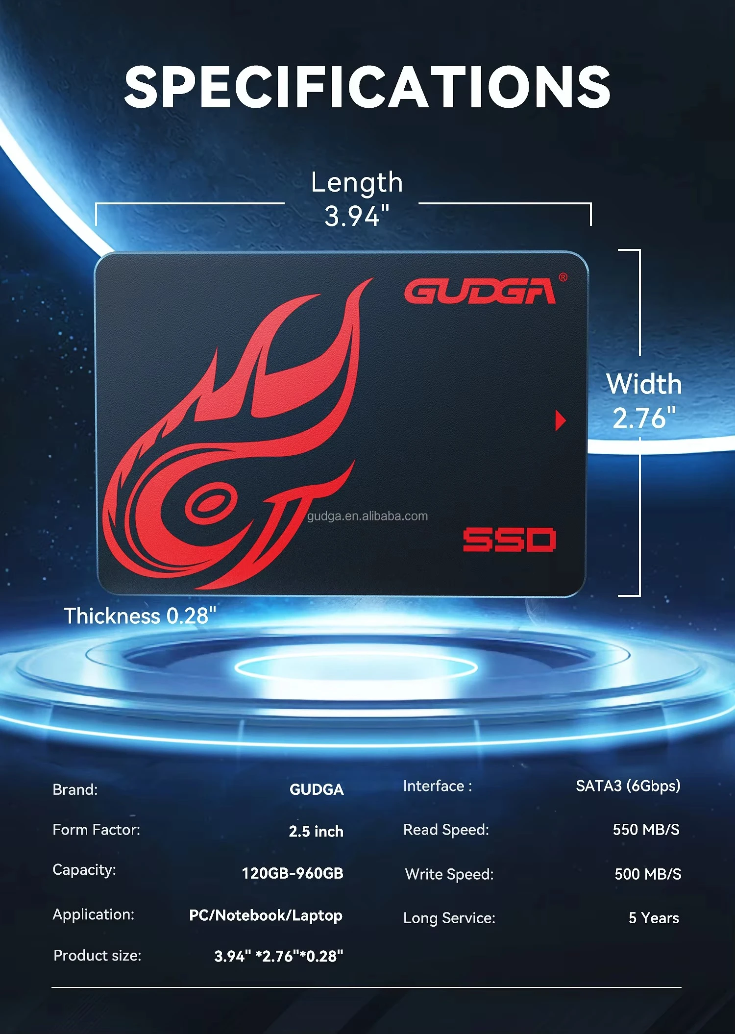 High Speed SATA SSD