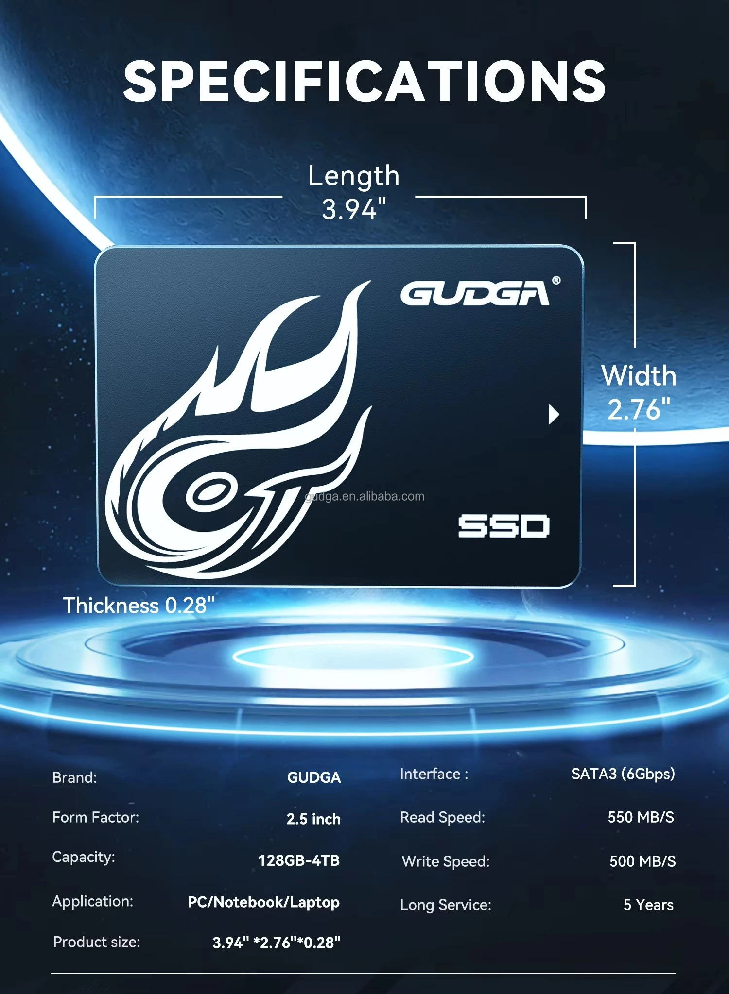 High Speed SATA SSD