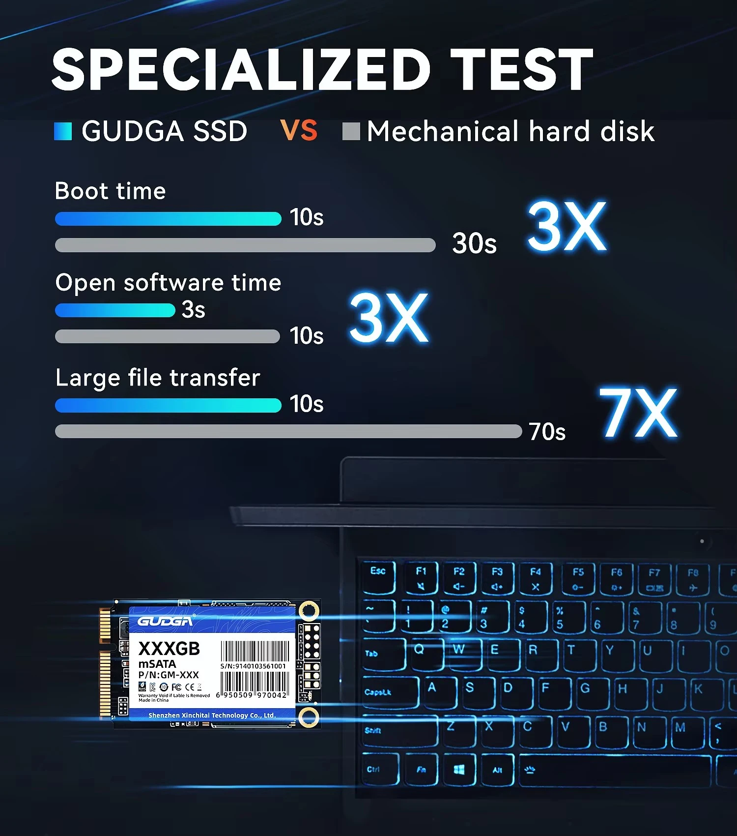 Laptop SSD mSATA