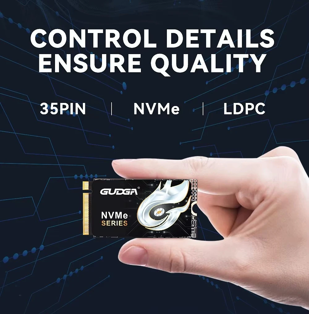 2242 Length PCIE Gen4 SSD 5000MB/s Read Speed
