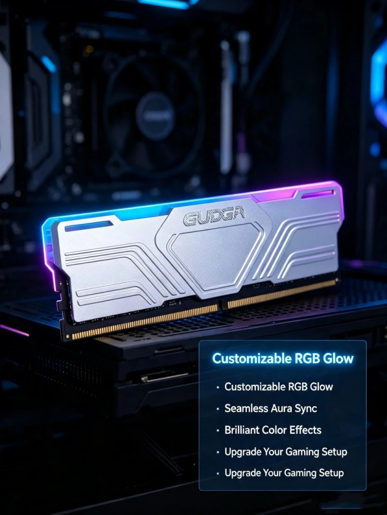 DDR4 RGB RAM 3600MHZ 3200 Compatible with Intel Supports XMP2.0