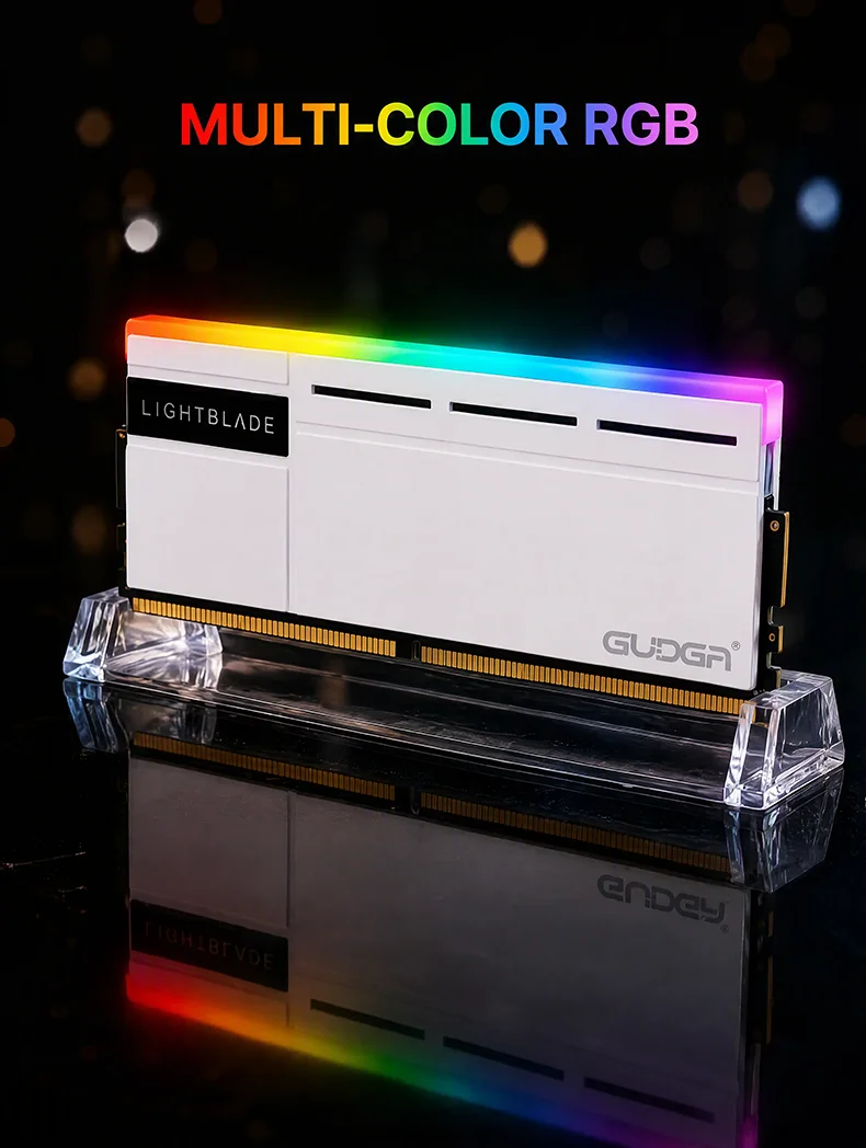 DDR5 RGB UDIMM RAM Non-ECC Heatsink Desktop Memory Module