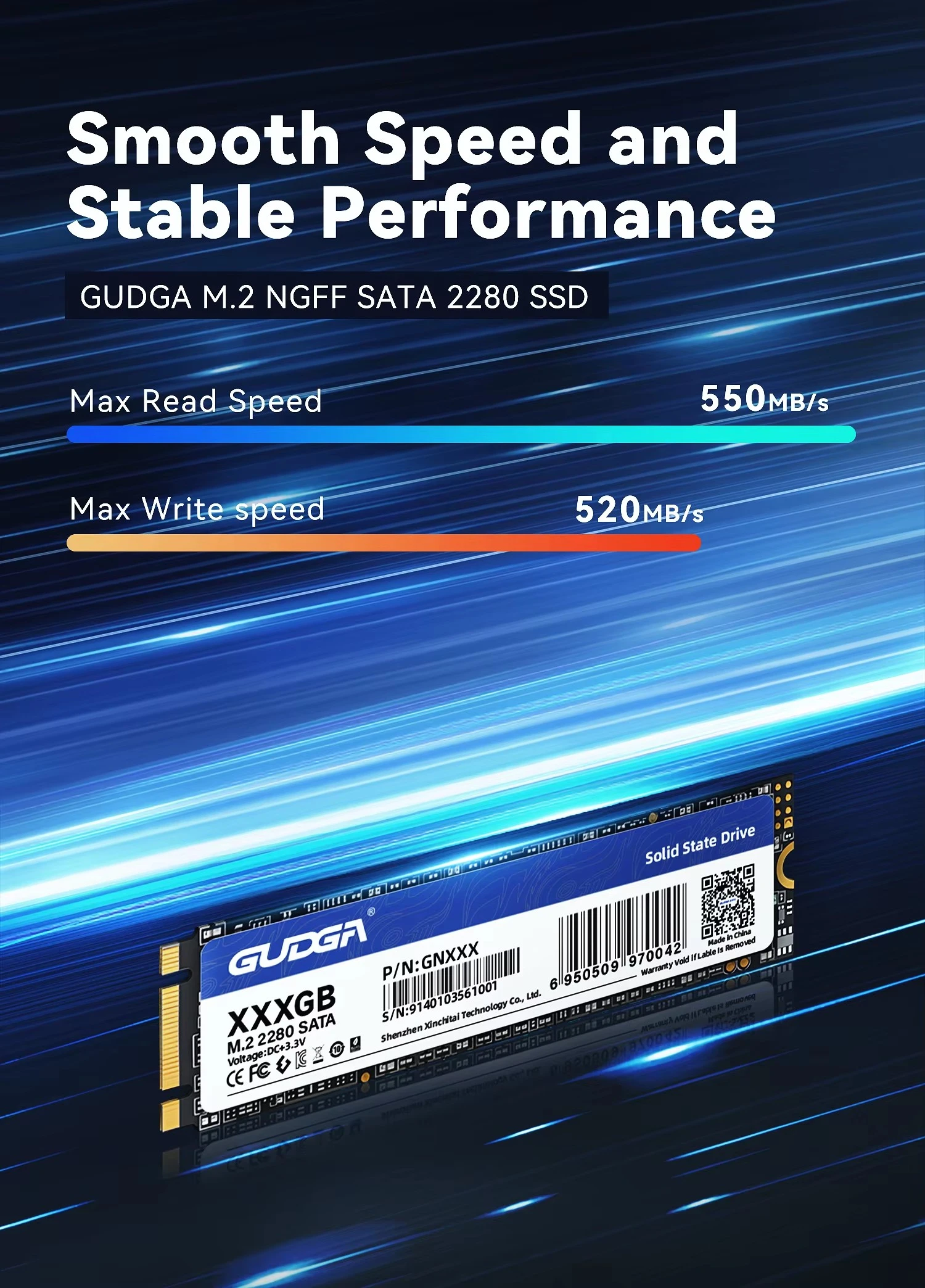 Laptop M.2 SATA SSD 